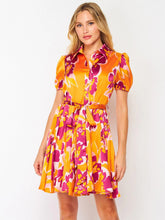 Load image into Gallery viewer, THE SATIN FLOWER DRESS