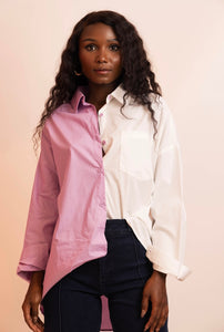 THE ALEXIA COLORBLOCK SHIRT