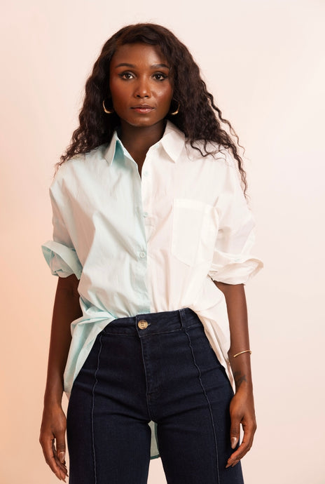 THE ALEXIA COLORBLOCK SHIRT