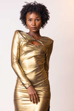 Cargar imagen en el visor de la galería, THE GOLD MAXI DRESS