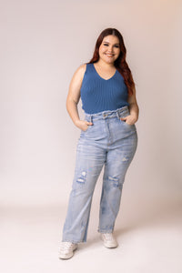 THE RIBBED BASIC TOP - PLUS PIEZA UNICA 2XL