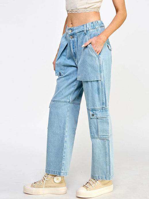 THE DENIM  CARGO PANTS