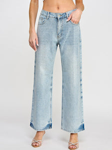 THE STUDDED DENIM