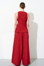 Load image into Gallery viewer, PANTALON BURGUNDY BORDADO